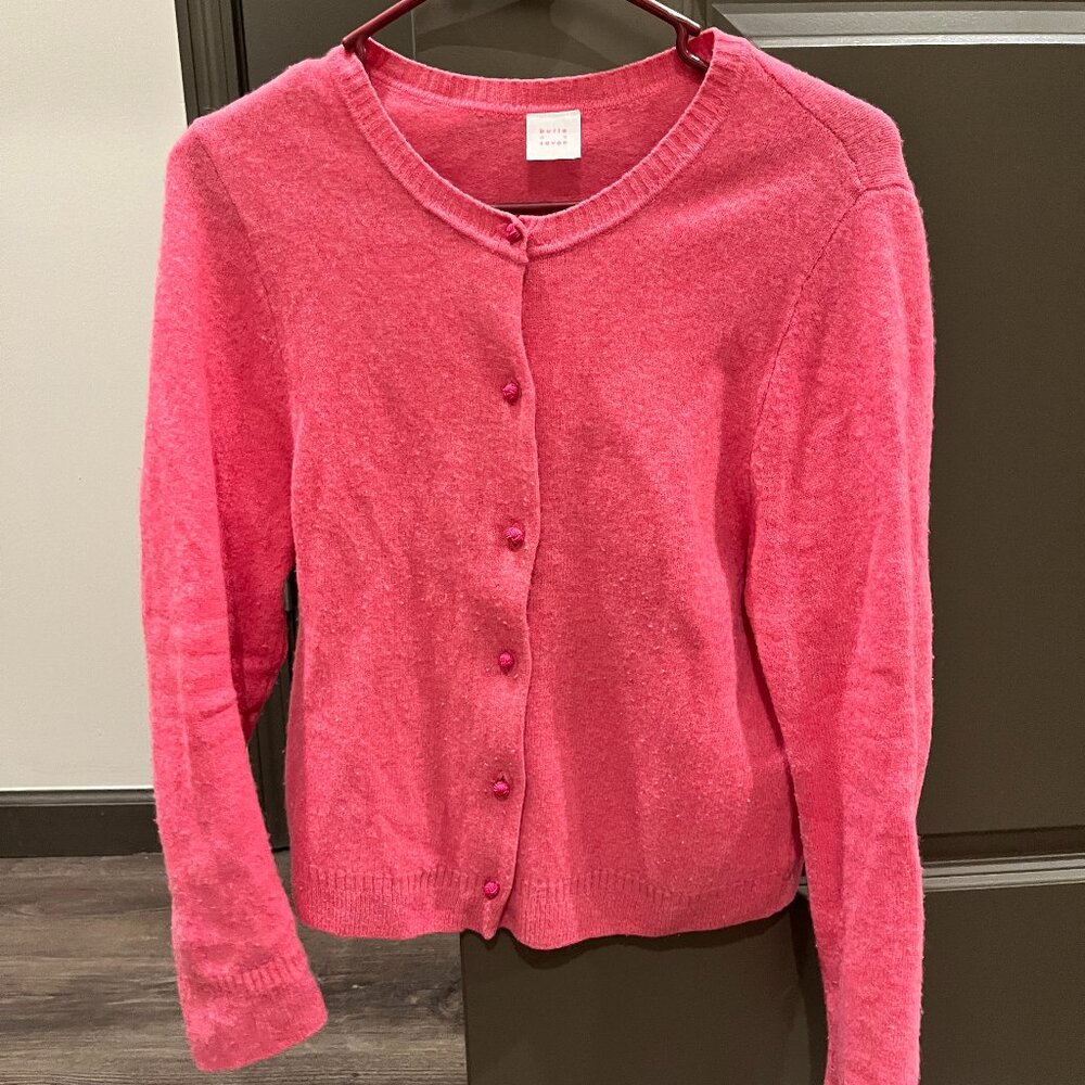 Soft Pink Cardigan Size M Japanese Brand and in Good condition